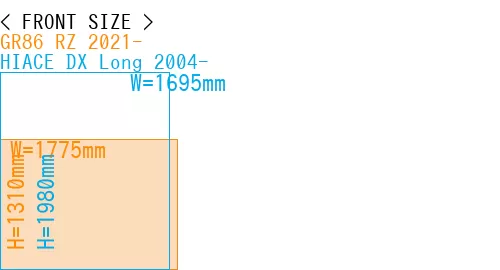 #GR86 RZ 2021- + HIACE DX Long 2004-